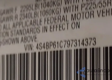 2009 Subaru Outback 2.5I из США, поврежденный, VIN 4S4BP61C797314373